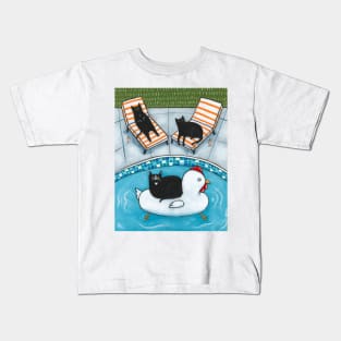 The Chicken Floatie Kids T-Shirt